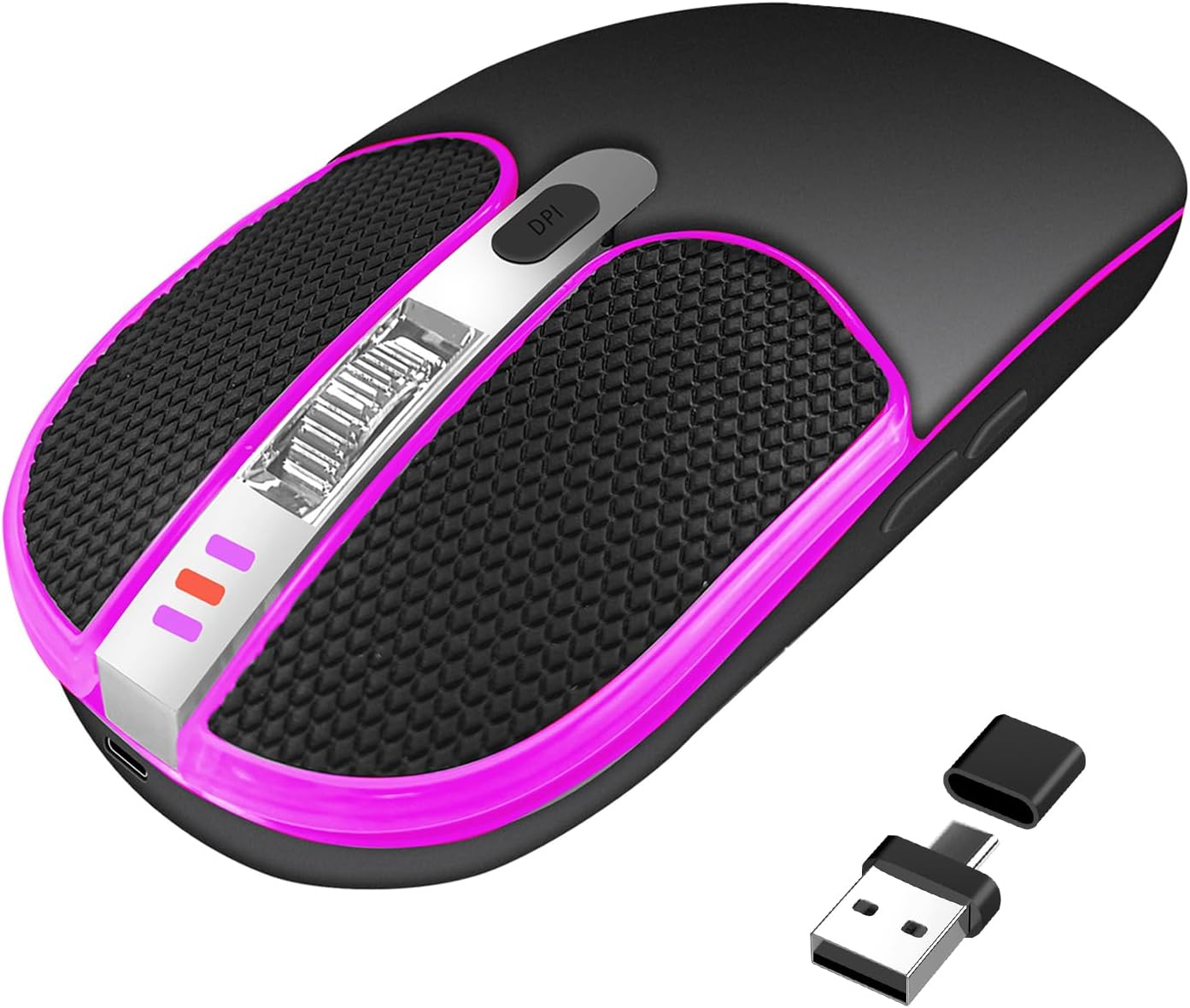 RGB Wireless Mouse: Silent, Rechargeable, Stylish