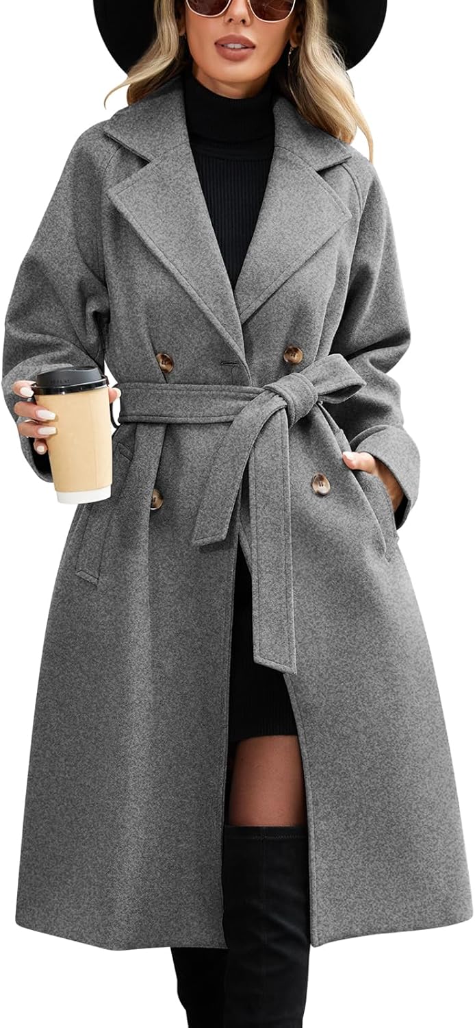 Elegant Women's Mid-length Trench Coat for Autumn and Winter