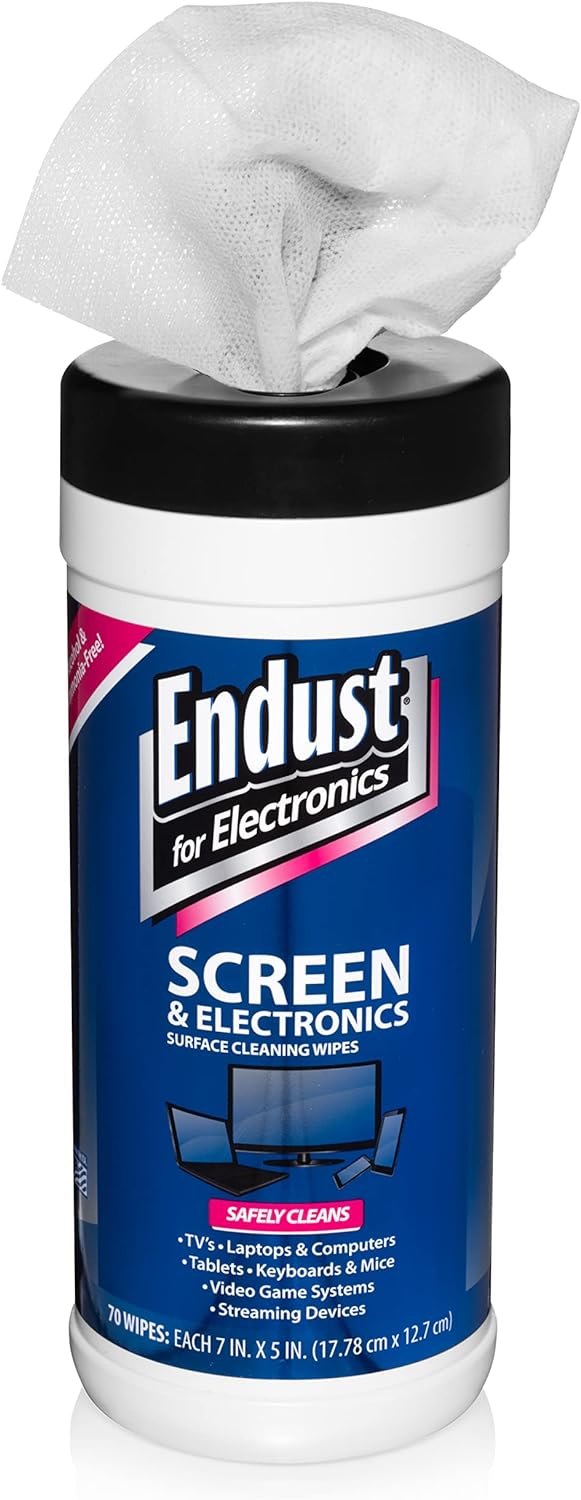 Electronics Screen Cleaner Wipes, 70 Ct - Endust