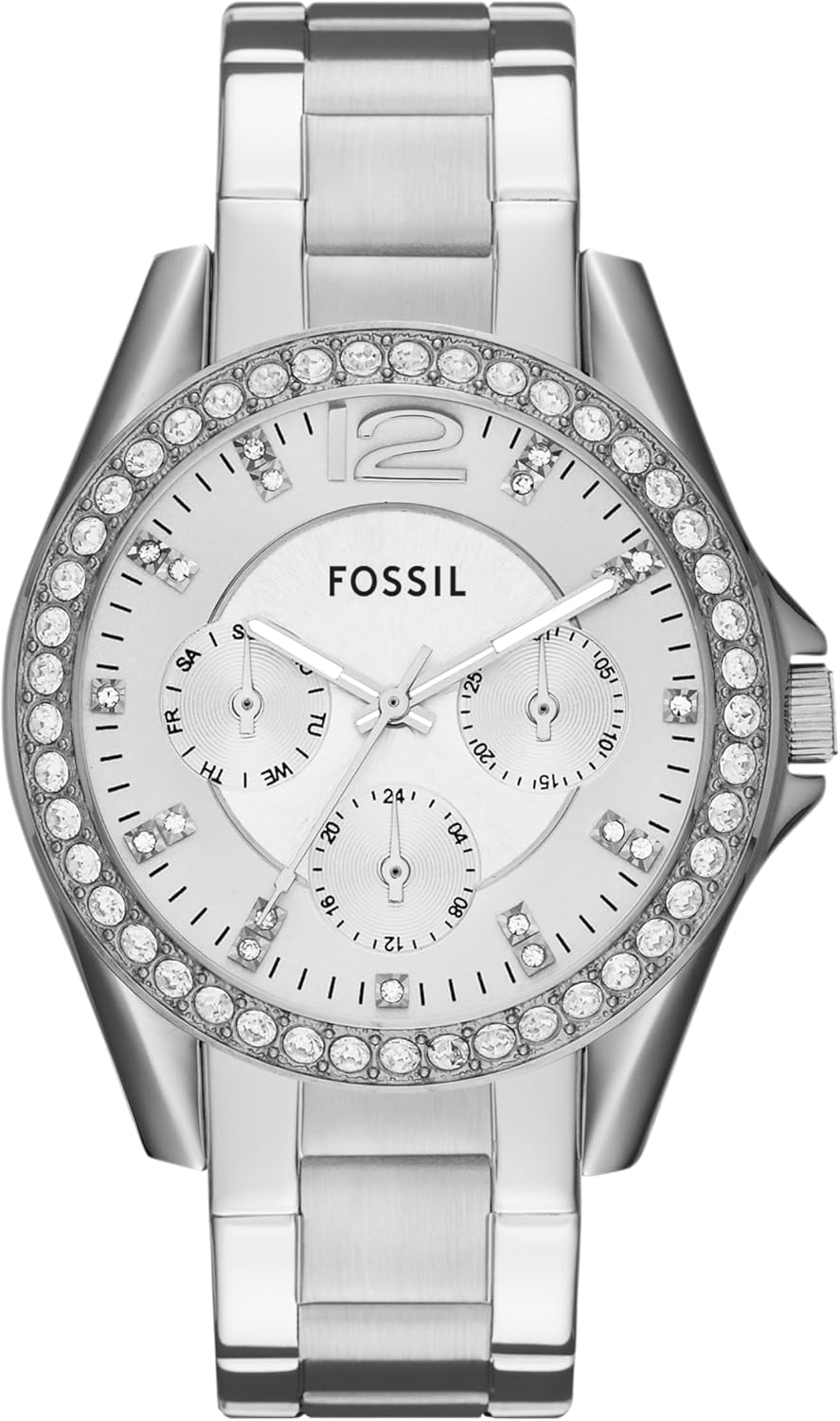 Fossil Women's Riley Multifunction Watch with Big Face Design