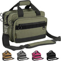 Range Bag Pistol Handgun Bag for Handguns and Ammo - Lockable Zippers