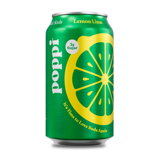 Poppi Prebiotic Soda: Gut-Friendly Lemon Lime Bliss