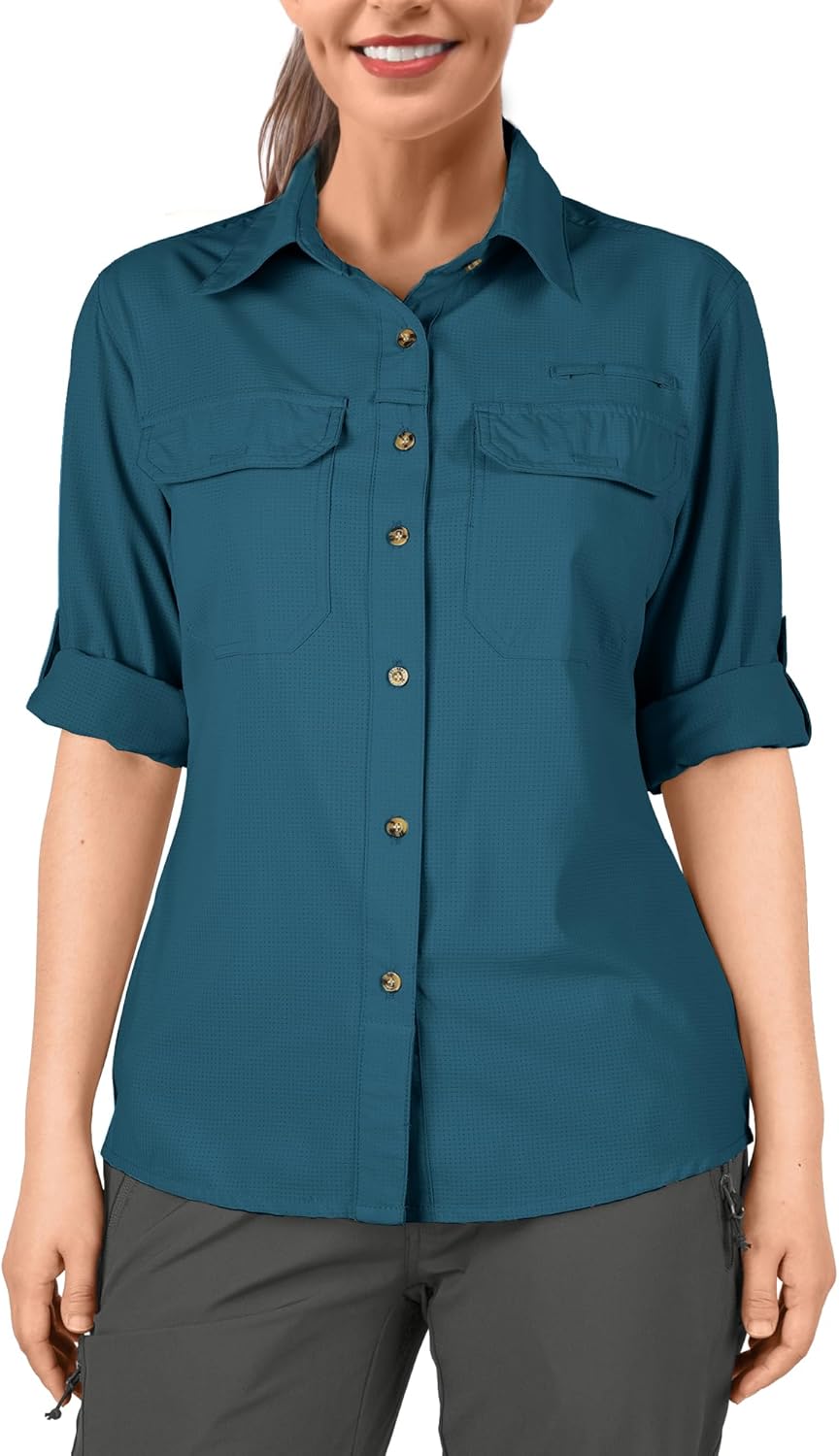 33,000ft Women's UPF 50 UV Sun Protection Shirt for Outdoor Fun
