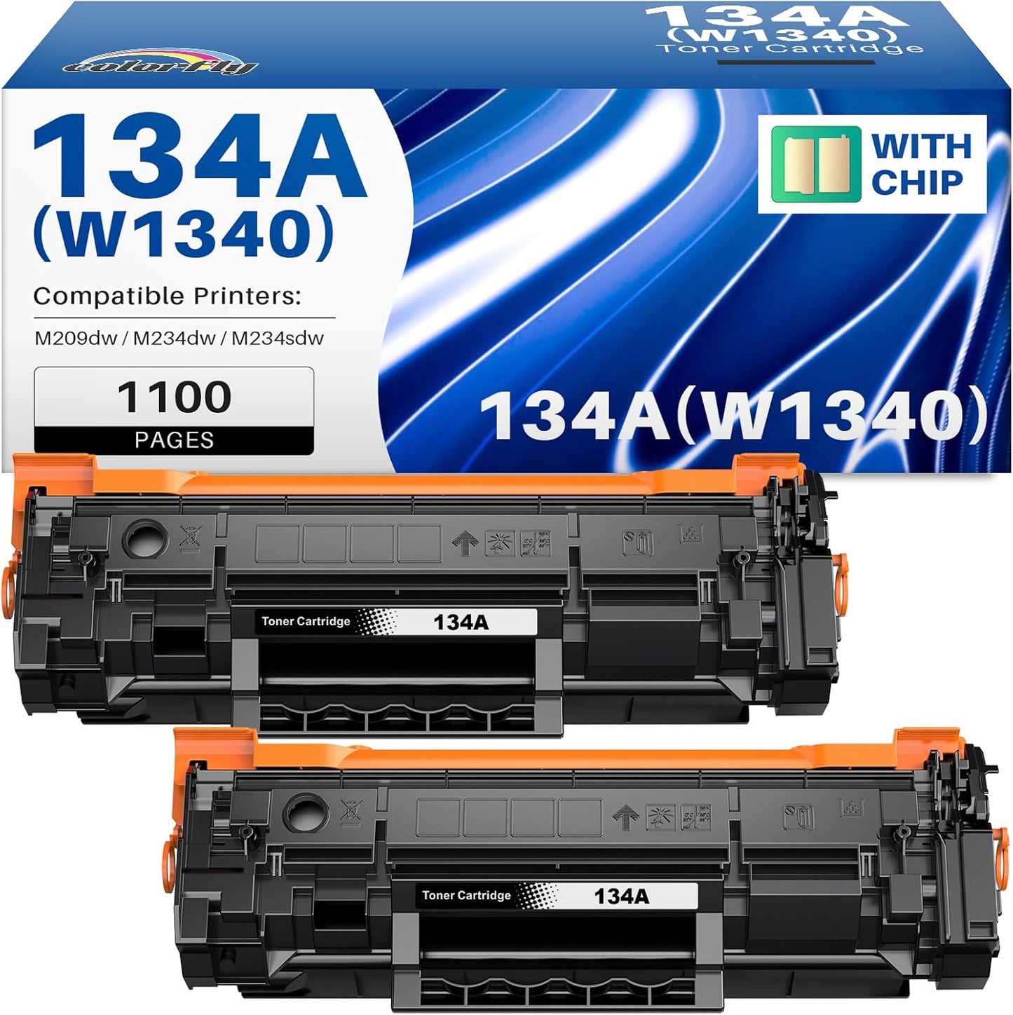 134A Toner Cartridges for HP Laserjet 209dw MFP Printers