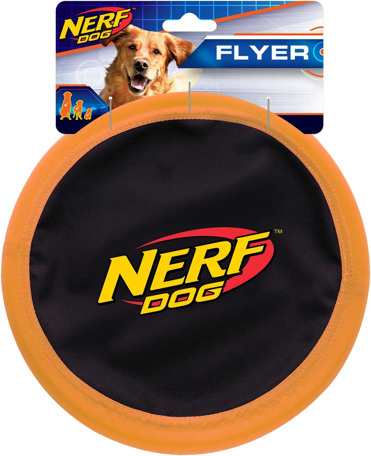 Nerf Dog Zone Flyer: Lightweight, Durable & Water-Resistant Disc!