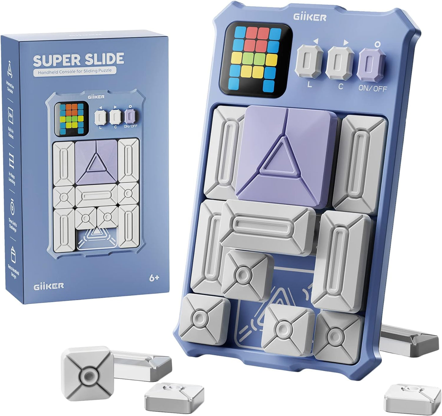 GiiKER Super Slide Puzzle Game - 500+ Challenges for Kids