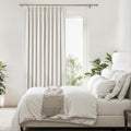 Pinch Pleated Blackout Curtain Panel 60x95 in - Full Blackout Linen