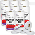 Perco White Pricing Labels for Monarch 1131 Price Gun - 8 Sleeve Value