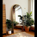58in x 18in Arched Full Length Mirror - Elegant Freestanding Floor