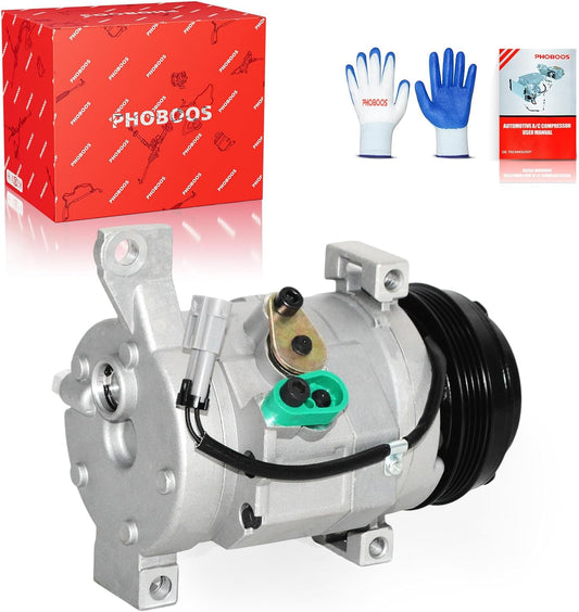 PHOBOOS A/C Compressor with Clutch for Chevrolet & GMC Models
