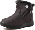Womens Warm Fur Lined Winter Snow Boots Waterproof Ankle - Cozy Grip