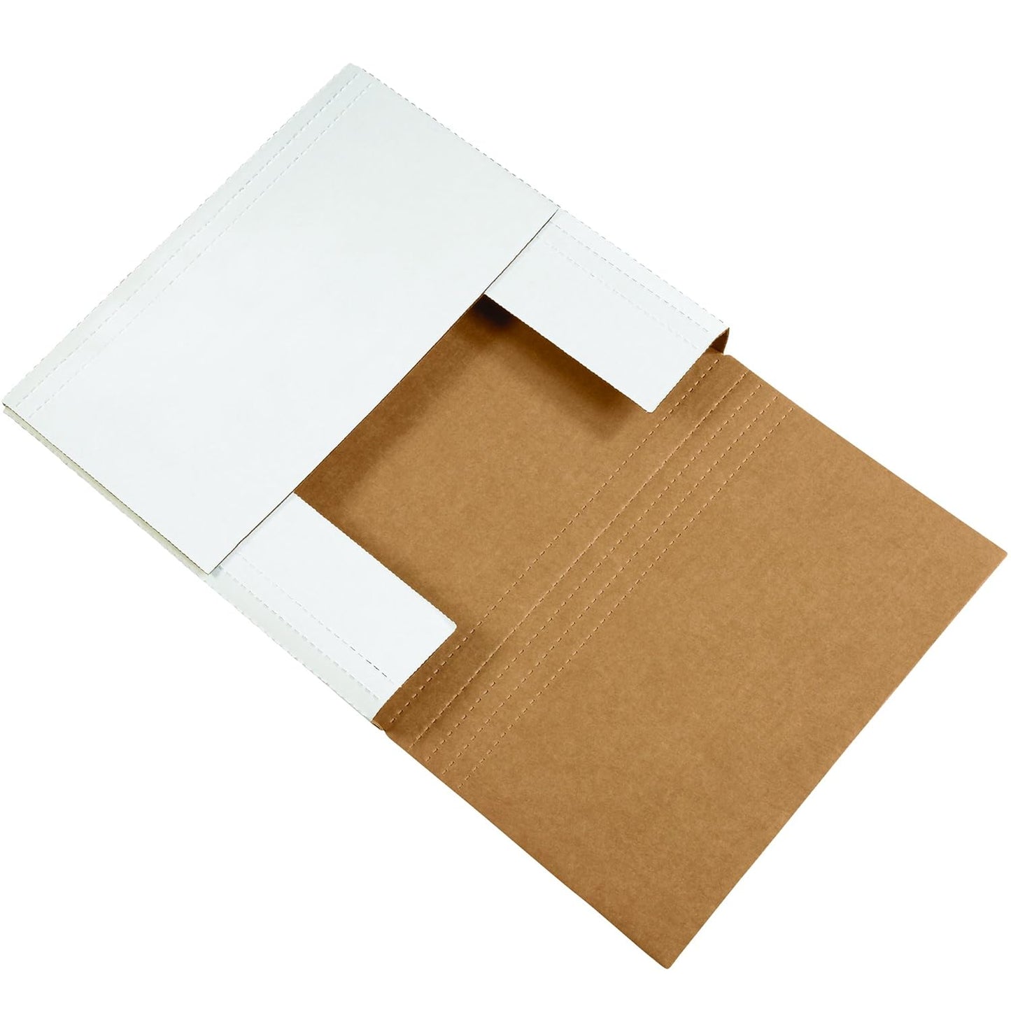 Tape Logic Easy-Fold Mailers for Books and Catalogs, 50 Pack
