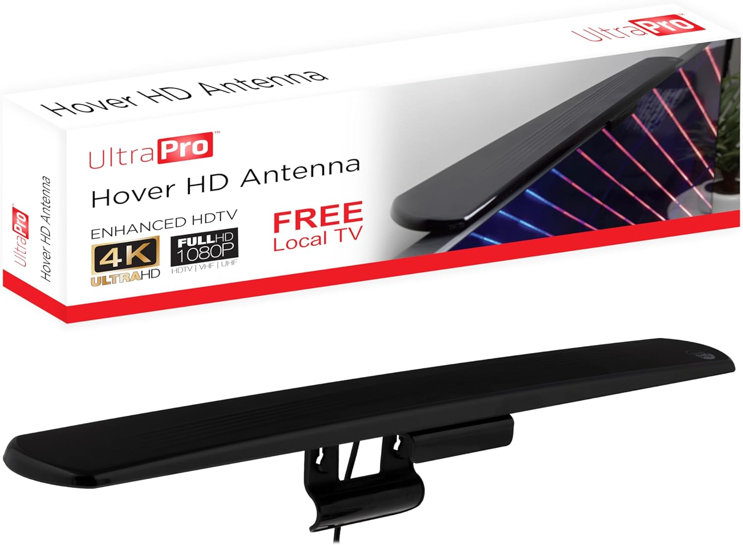 Crystal Clear HD Channels with UltraPro Hover Antenna