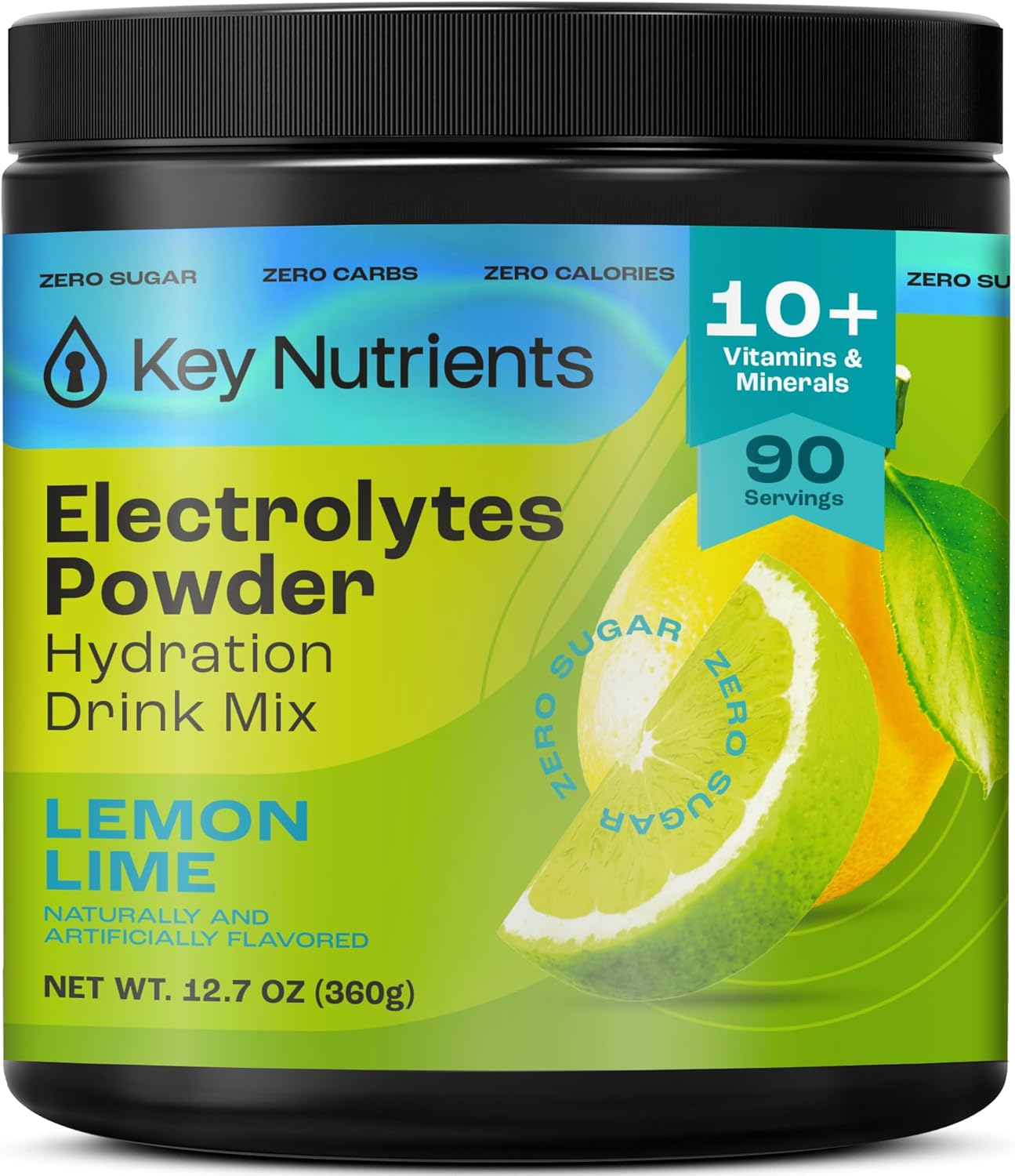KEY NUTRIENTS Lemon Lime Electrolytes Powder for Hydration