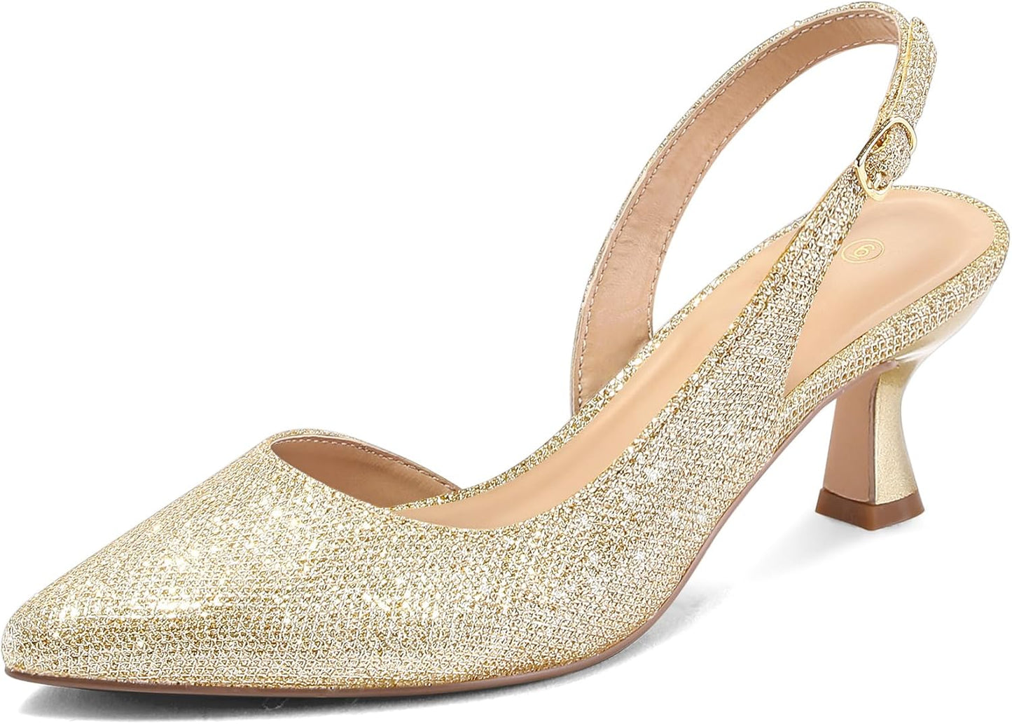 Elegant Slingback Pumps for Women with Kitten Heels and Style