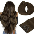 HOTBANANA Human Hair Clip in Extensions for Volume & Length