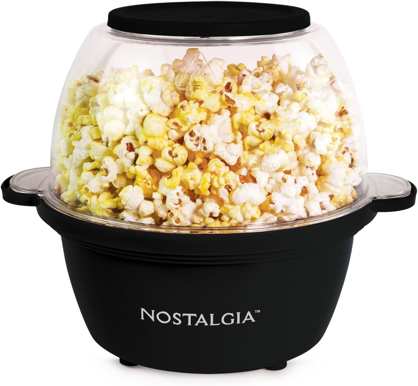 Nostalgia Popcorn Popper - Quick Heat - Makes 8 Cups - Kernel Cup - Entertain in Style