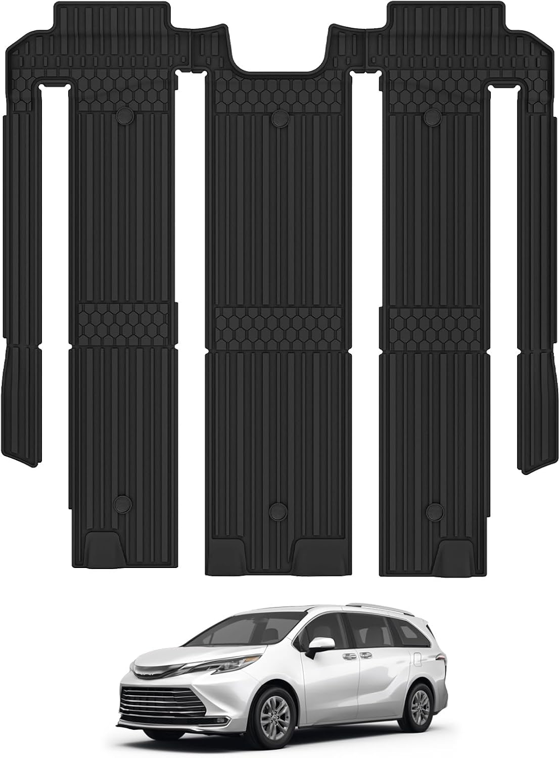 Custom Fit Floor Mat for Toyota Sienna 2021-2025 - All Weather