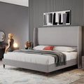 PaPaJet Queen Platform Bed Frame with 51.2in High Headboard - Tall