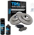 TRQ Front Brake Pad & Rotor Kit for Honda Civic & Fit Models