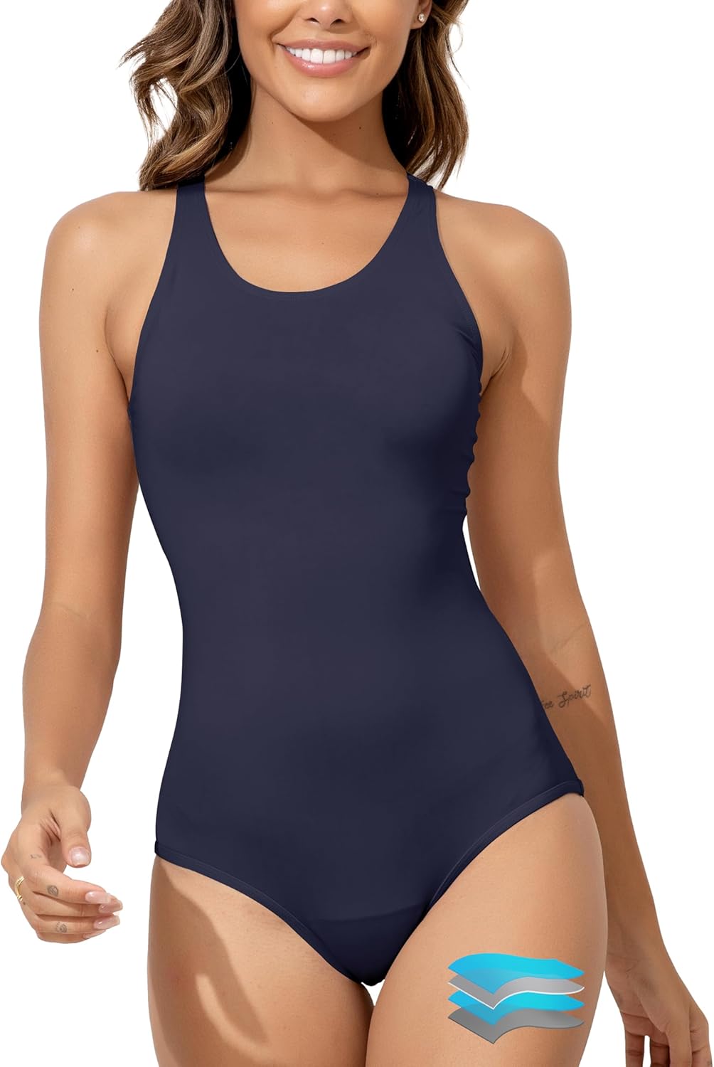 Beautikini Period Swimwear One Piece Leak Proof Bathing Suit