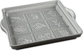 Cast Aluminum English Shortbread Pan - Patterned 9-by-9 in Base