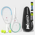 Adult 2 Player Tennis Racket 27in Speed Racquet - Complete Kit