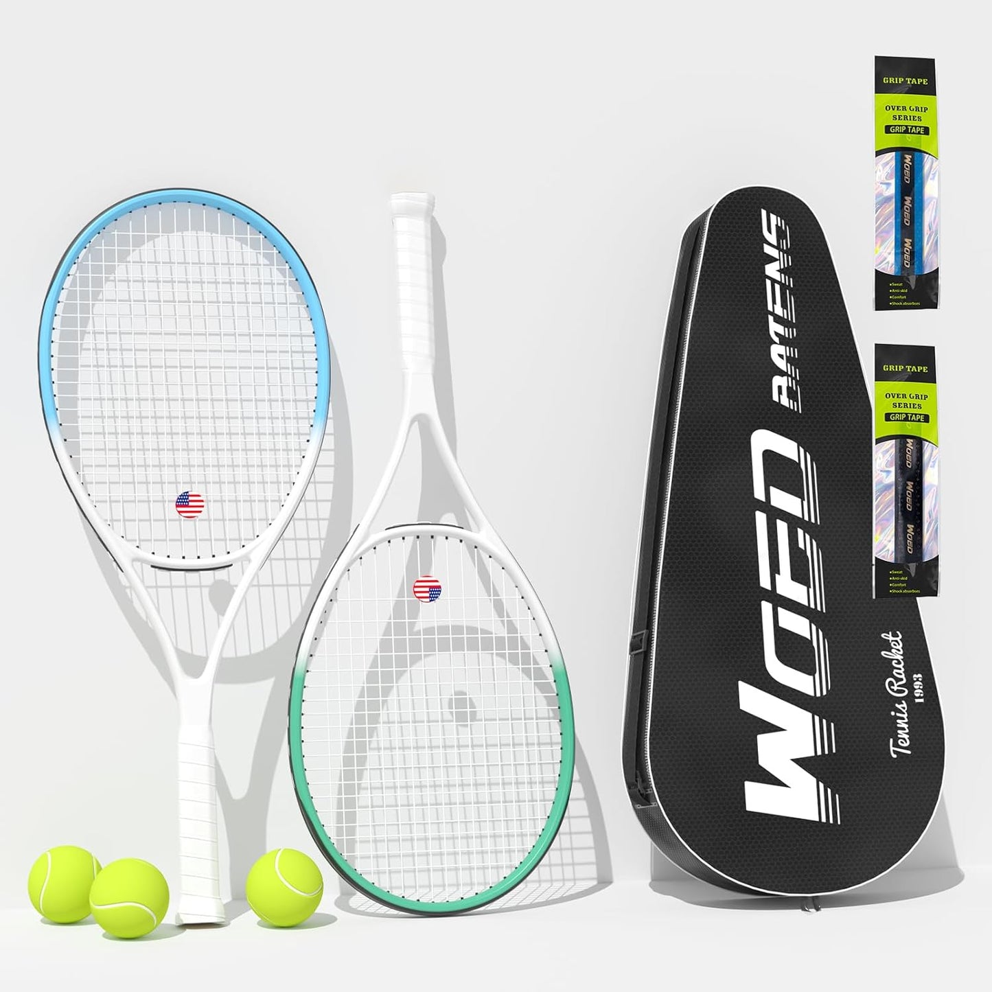 Adult 2 Player Tennis Racket for Beginners and Professionals