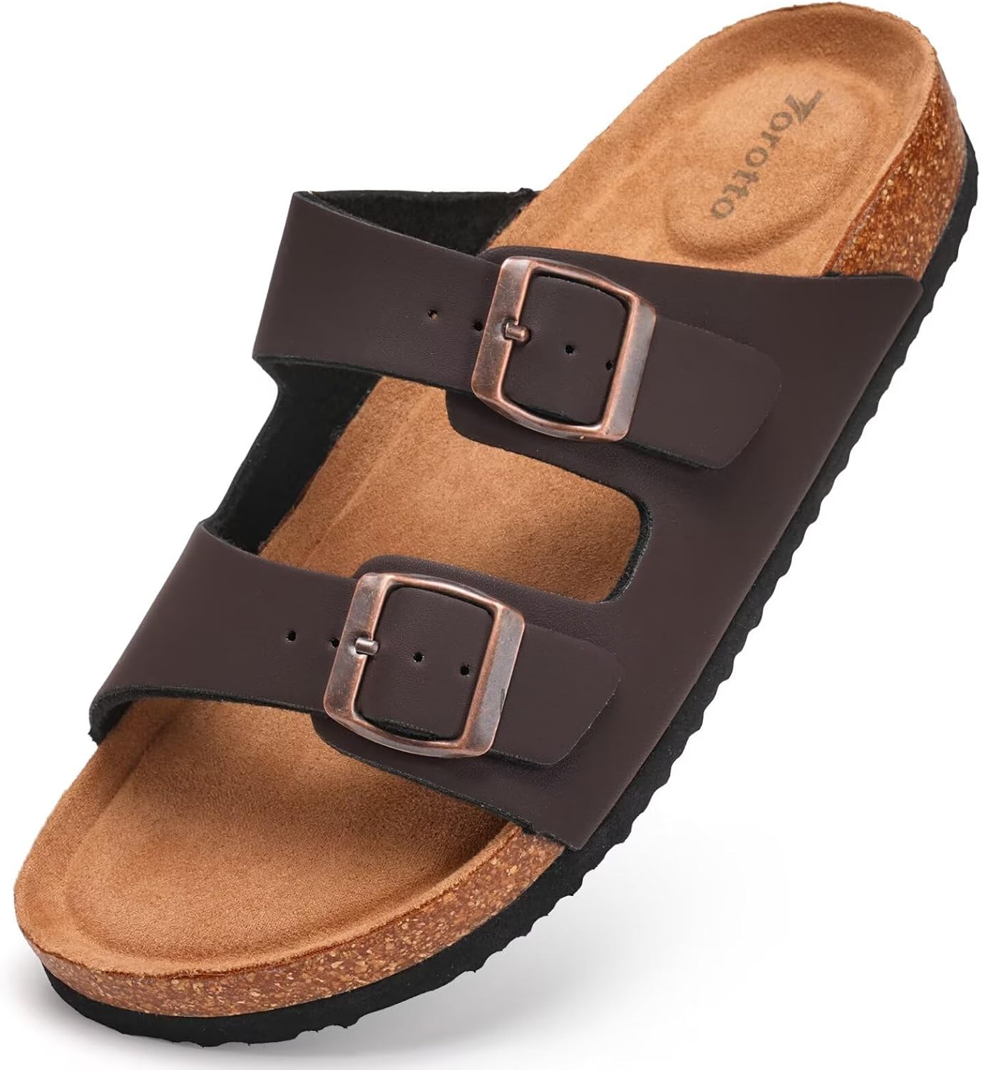 Torotto Mens Slides with Cork Footbed for Comfort and Style