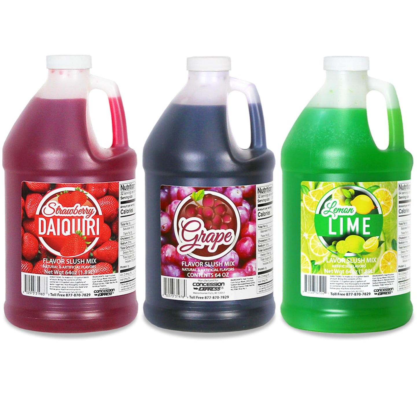 Concession Express Slush & Slushy Mix Multi-pack for Fun Flavors
