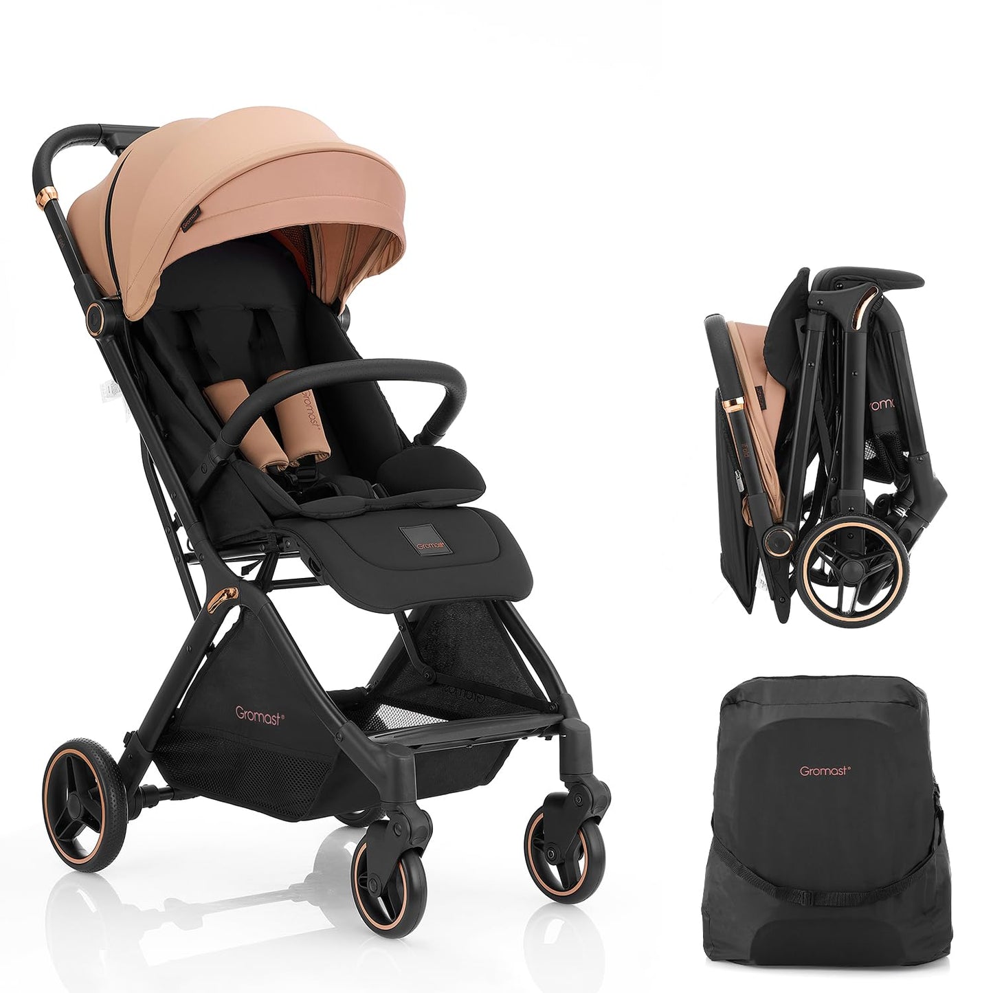 Gravity Folding Baby Stroller - Lightweight Travel Toddler Stroller