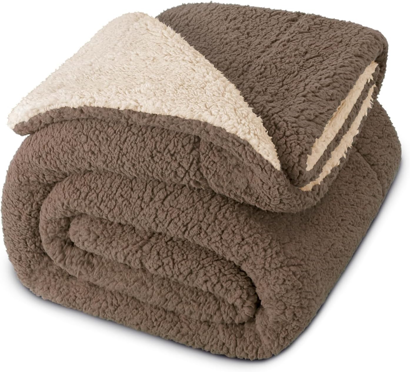 Reversible King Size Sherpa Fleece Blanket for Cozy Comfort