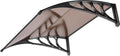 Polycarbonate Window Door Awning 40 in x 40 in - Weather Protection