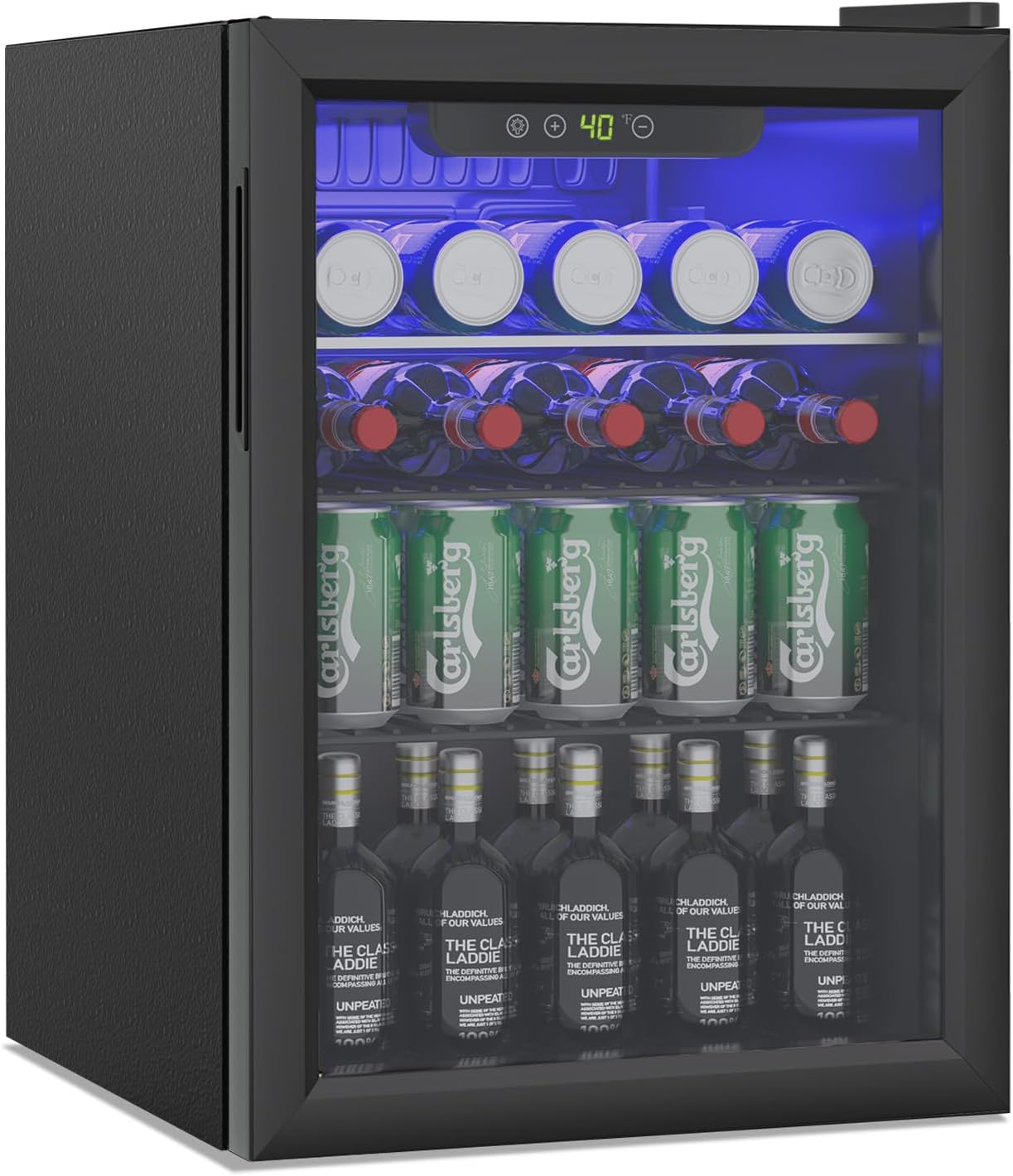 2.6 Cubic Feet Mini Fridge for 95 Cans with Digital Display