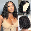 Wear and Go Glueless Deep Wave Curly Bob Wig 14in - Ready to Wear