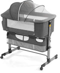 Bedside Sleeper Bedside Crib Baby Bassinet 3 in 1 Travel Crib