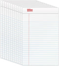 Office Depot Narrow Ruled Writing Pads, 5x8, 50 Sheets