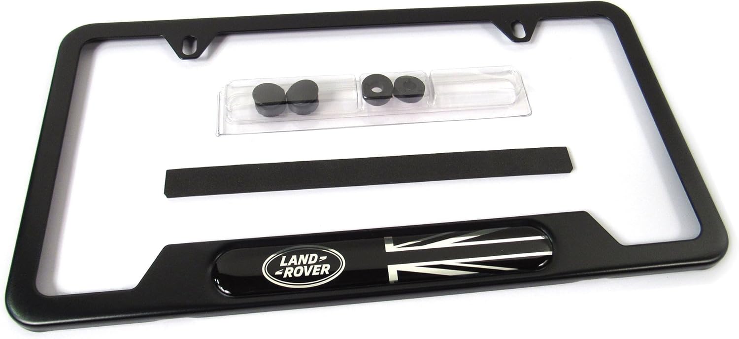 Land Rover Genuine Range Rover Matte Black License Plate Frame