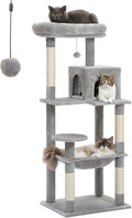 PETEPELA 56.3ft' Tall Cat Tree for Indoor Cats Review