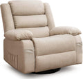360 Swivel Rocker Recliner Chair with Massage and Heat Features