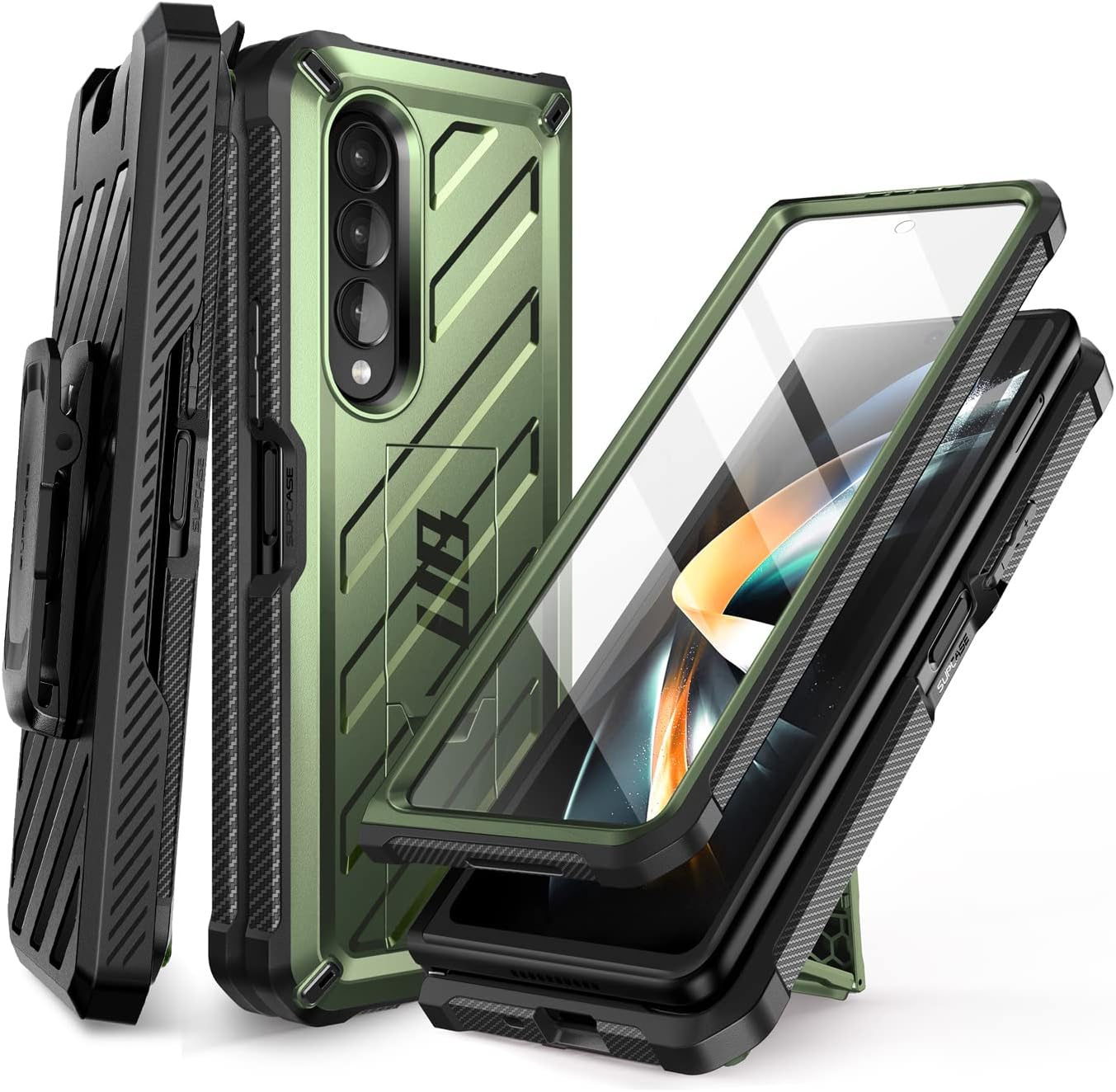 SUPCASE Galaxy Z Fold 4 Case with Stand & Belt-Clip Features