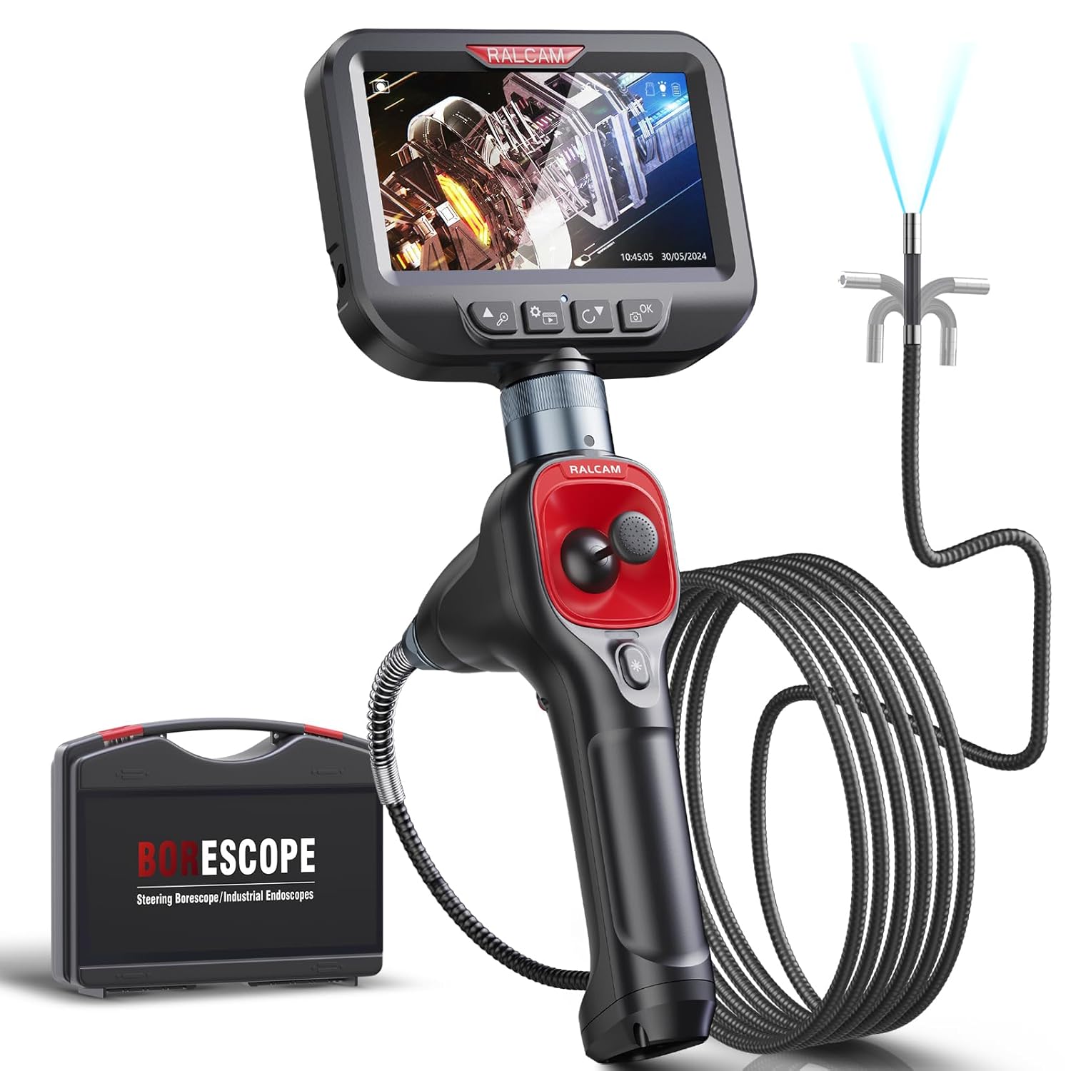 Ralcam 360 Joystick Articulating Borescope for Inspections