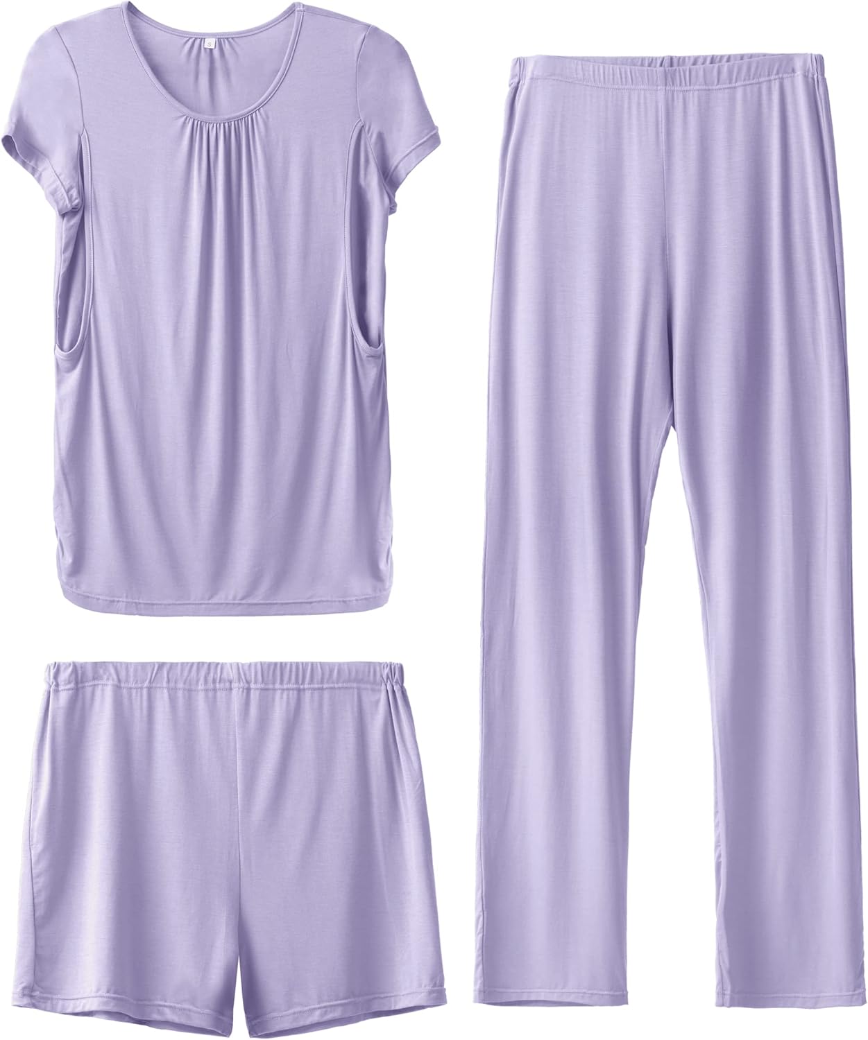 SUNNYBUY Womens Maternity Nursing Pajamas Set for Comfort