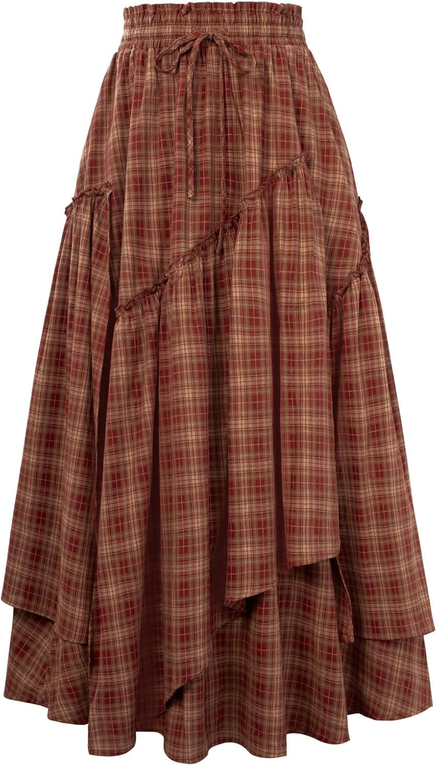Scarlet Darkness Long Skirts for Women Renaissance Costume