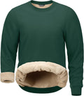 G Gradual Sherpa Lined Sweatshirt for Men - Warm Fleece Crewneck cozy