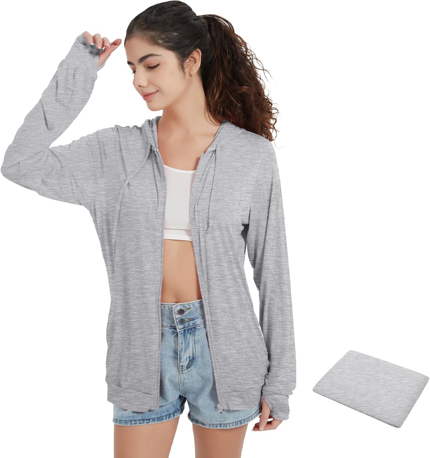 QBK Lightweight Zip Up Hoodie - Ultimate Summer Comfort
