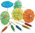 Norpro 24-Pack Cocktail Umbrella Picks - Festive Drink Decor