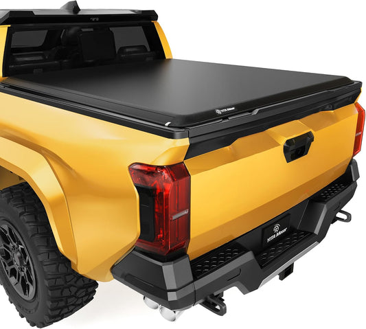 YITAMOTOR Soft Roll Up Truck Bed Tonneau Cover for Tacoma 2024