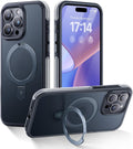 TORRAS Q1 Air iPhone 15 Pro Case Magnetic Stand - Slim 18FT Protection