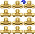 12 Pack Push-to-Connect Plumbing Fittings for Easy Install